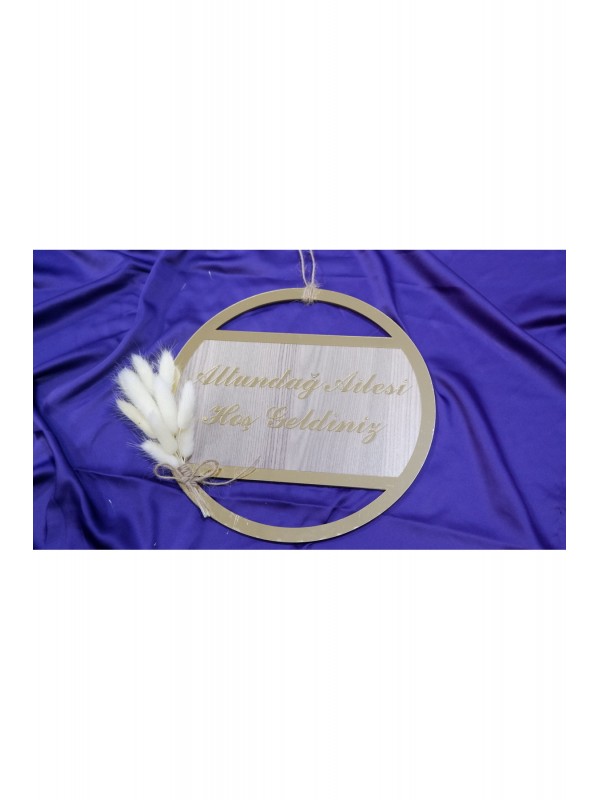 Ahşap Zeminli Pleksi Kapı Süsü&hellip;