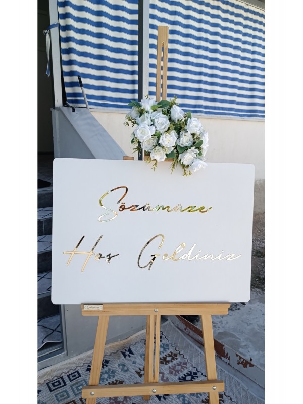 Sözümüze Hoş Geldiniz Karşılama Panosu&hellip;