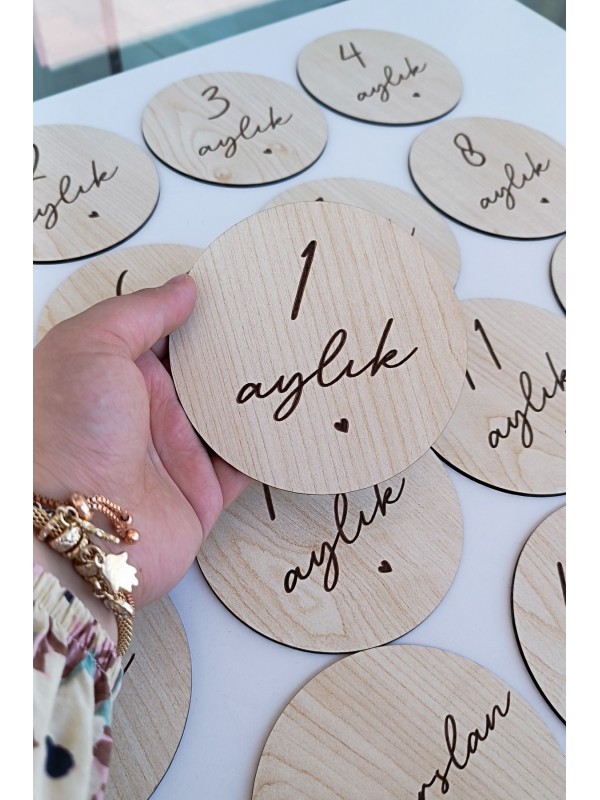 14 Parça Aylık Anı Diskleri Yuvarlak&hellip;