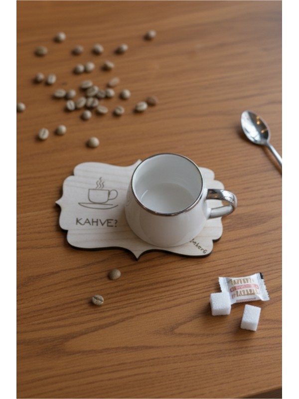 Ahşap Bardak Altlığı Kişiselleştirilebilir 6 adet&hellip;