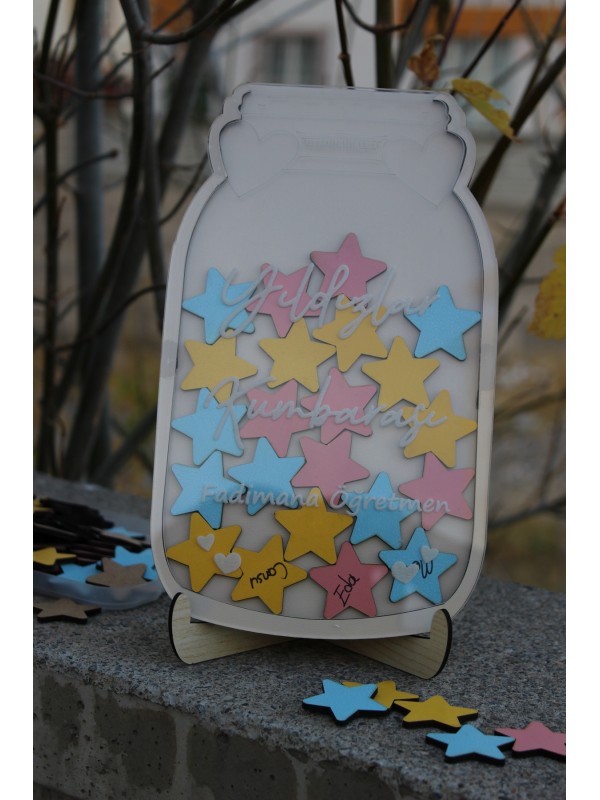 Yıldızlar Kumbarası Kişiye Özel Öğretmen Panosu&hellip;