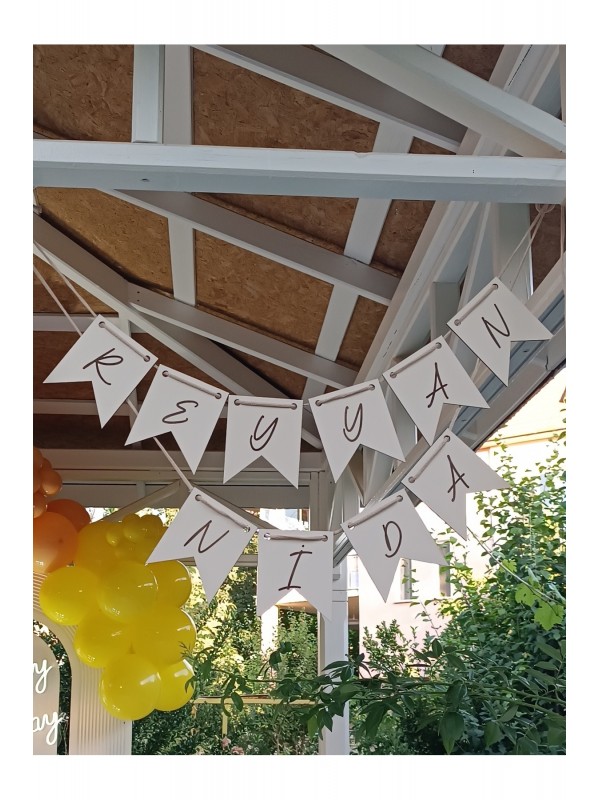 İsme Özel Ahşap Doğum Günü Banner&hellip;