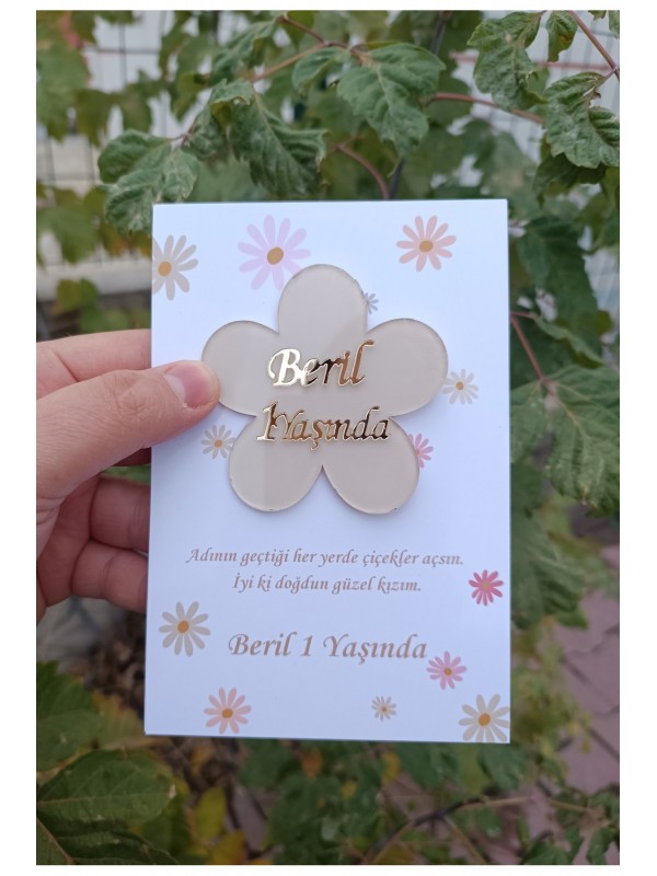 Papatyalı Bebek Magneti Kartlı 10 adet&hellip;